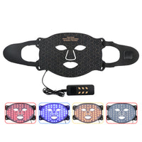 Black LED Face Mask | 4 Colour Light Modes