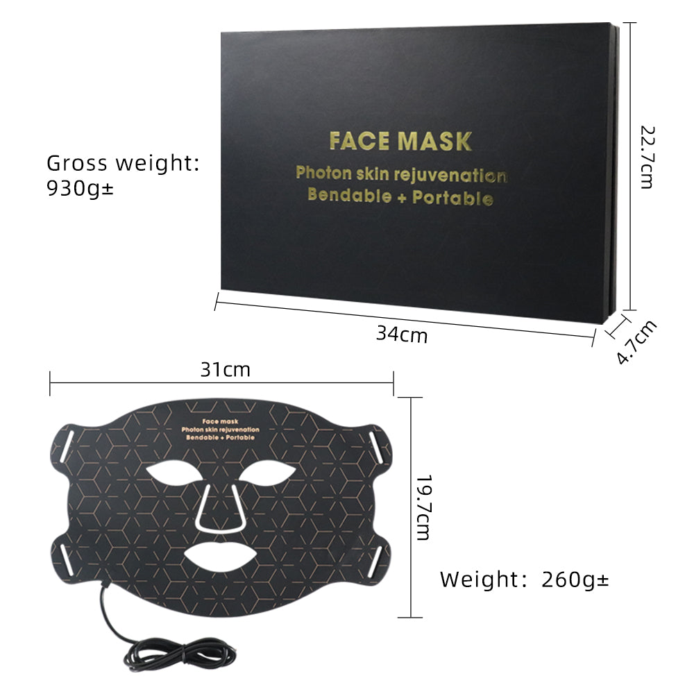 Black LED Face Mask