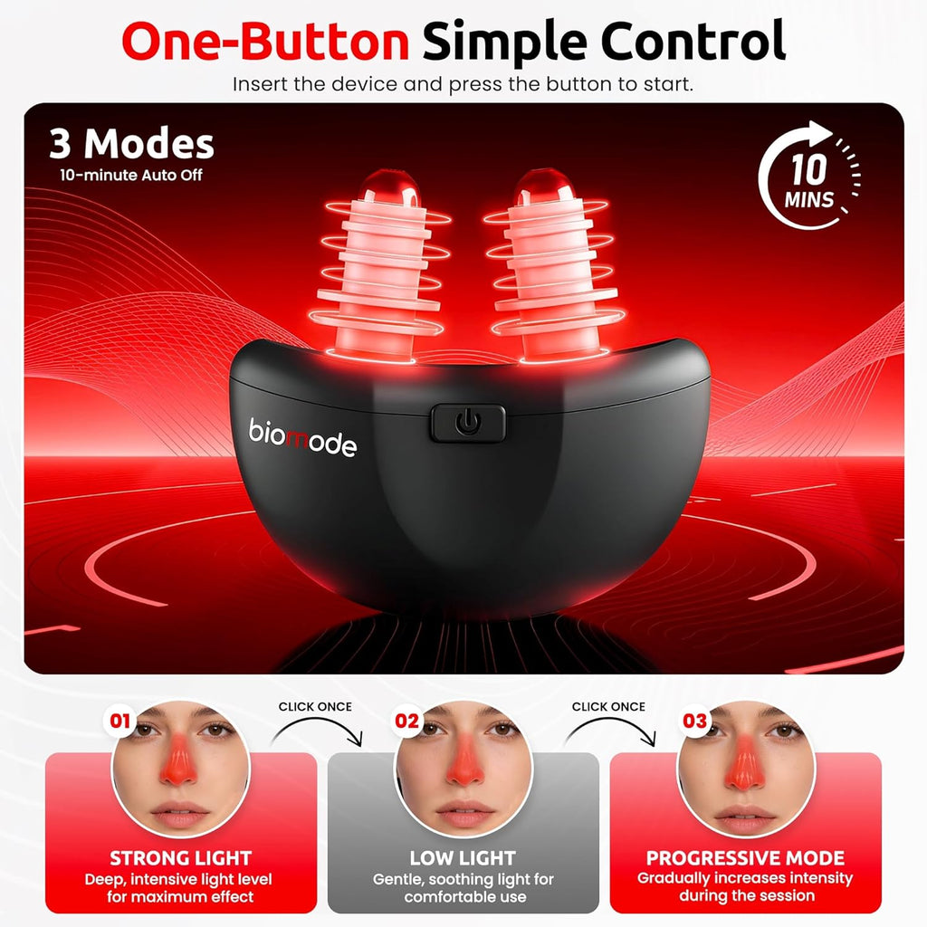 Red Light Nasal Device