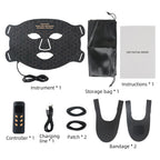 Black LED Face Mask | 4 Colour Light Modes