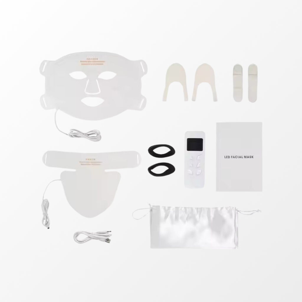 LED Face and Neck Light Therapy Mask