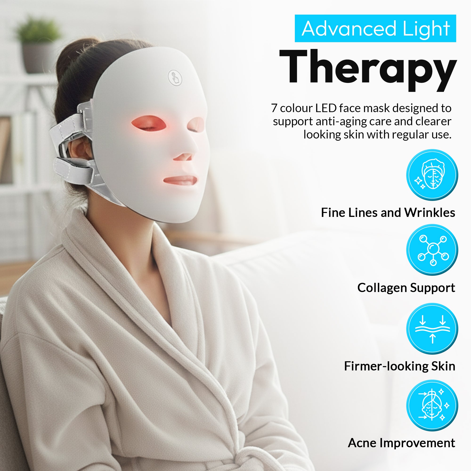LED Face Mask Wireless
